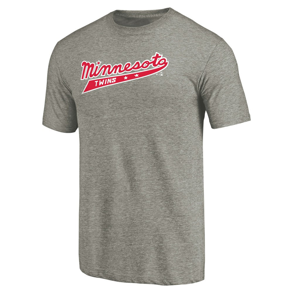 MLB Minnesota Twins Cooperstown Collection Forbes Tri-Blend T-Shirt