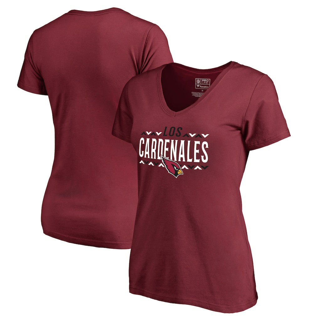 Women's Arriba V-Neck T-Shirt - Arizona Cardinals