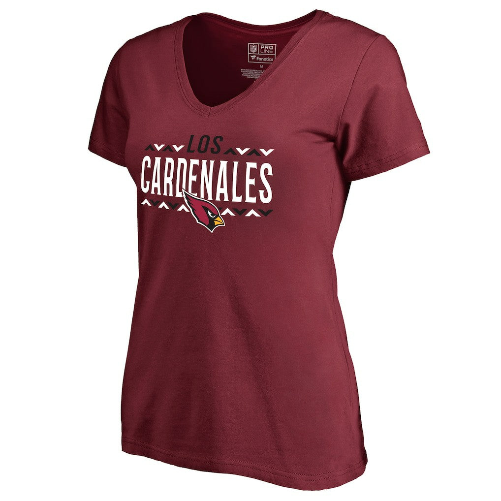 Women's Arriba V-Neck T-Shirt - Arizona Cardinals