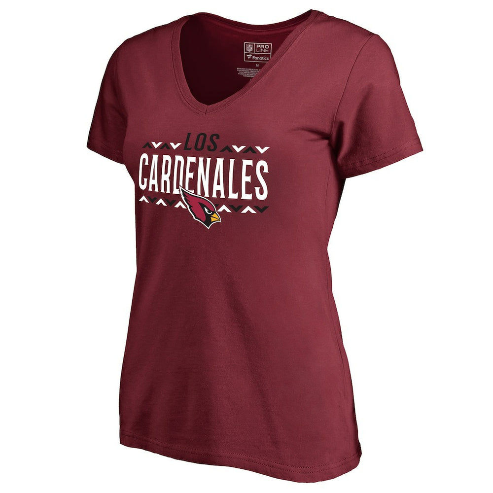 Women's Arriba V-Neck T-Shirt - Arizona Cardinals