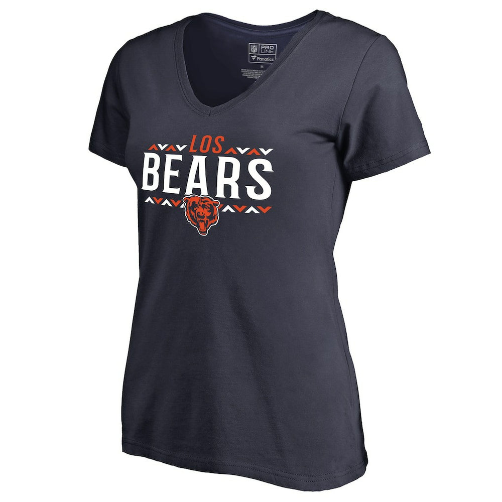 Women's Arriba V-Neck T-Shirt - Chicago Bears