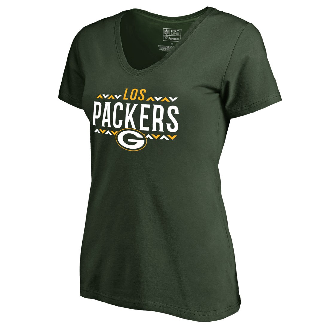 Women's Arriba V-Neck T-Shirt - Green Bay Packers