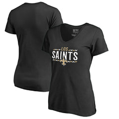 Women's Arriba V-Neck T-Shirt - New Orleans Saints