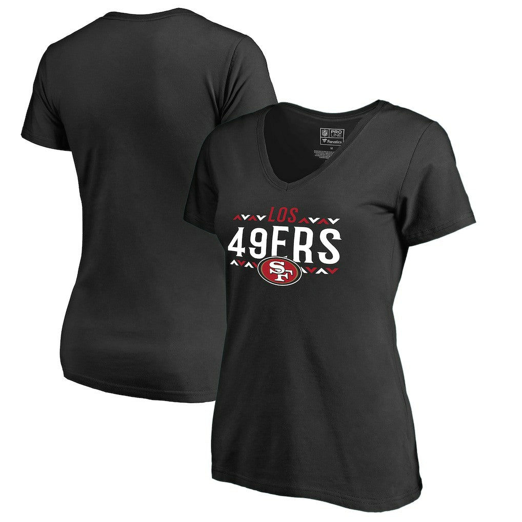 Women's Arriba V-Neck T-Shirt - San Francisco 49ers