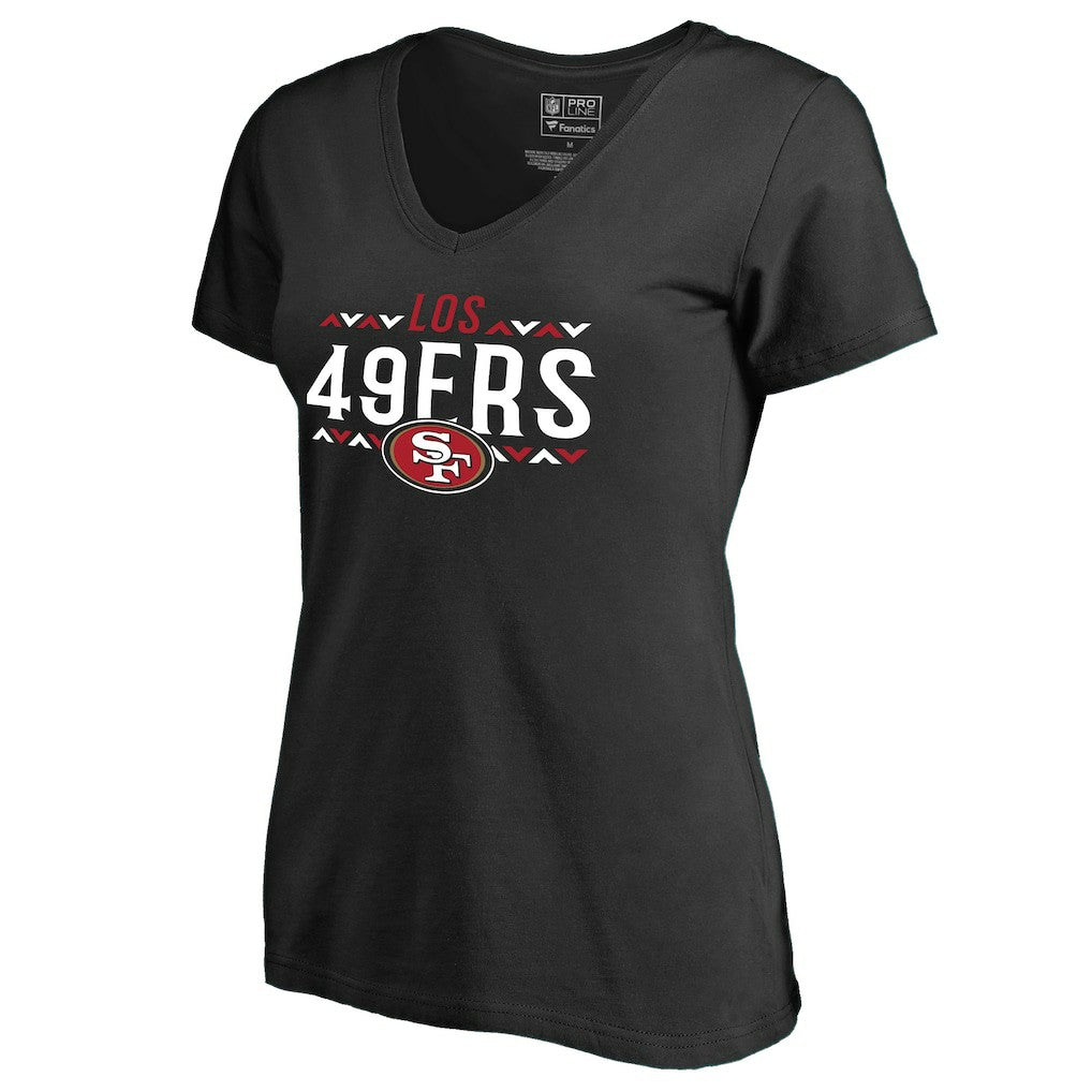 Women's Arriba V-Neck T-Shirt - San Francisco 49ers