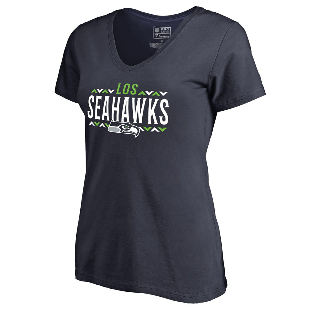 Women's Arriba V-Neck T-Shirt - Seattle Seahawks