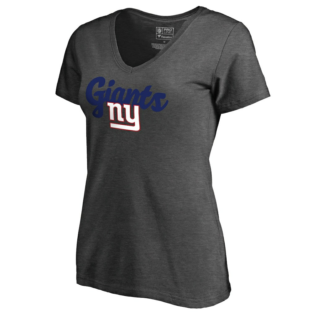 Women's Freehand V-Neck T-Shirt - New York Giants