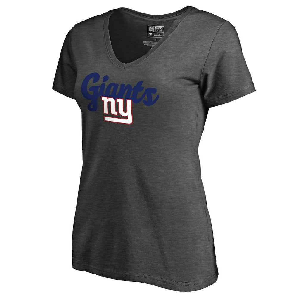 Women's Freehand V-Neck T-Shirt - New York Giants