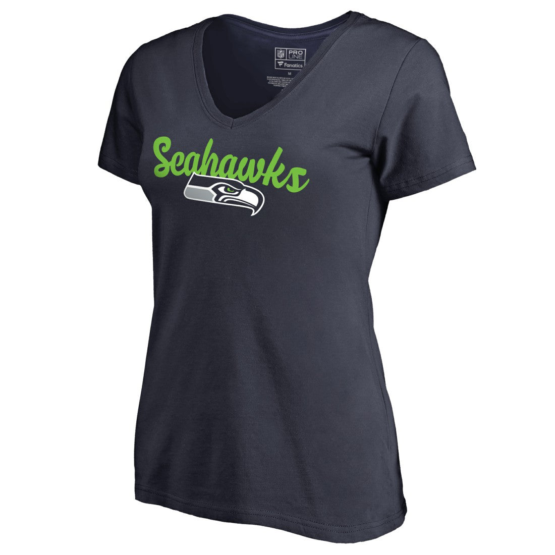 Women's Freehand V-Neck T-Shirt - Seattle Seahawks