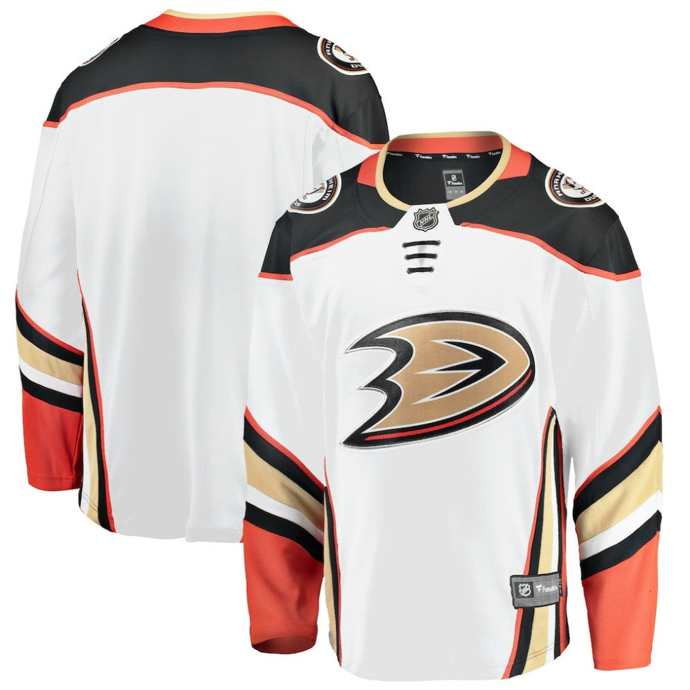 NHL White Anaheim Ducks Fanatics Breakaway Away Jersey