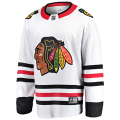 NHL White Chicago Blackhawks Fanatics Breakaway Away Jersey