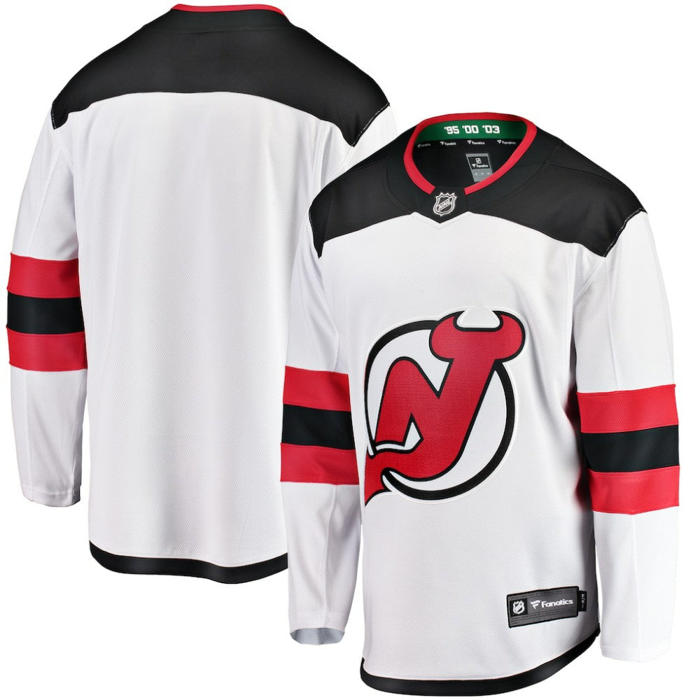 NHL White New Jersey Devils Fanatics Breakaway Away Jersey