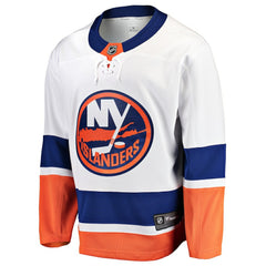 NHL White New York Islanders Fanatics Breakaway Away Jersey