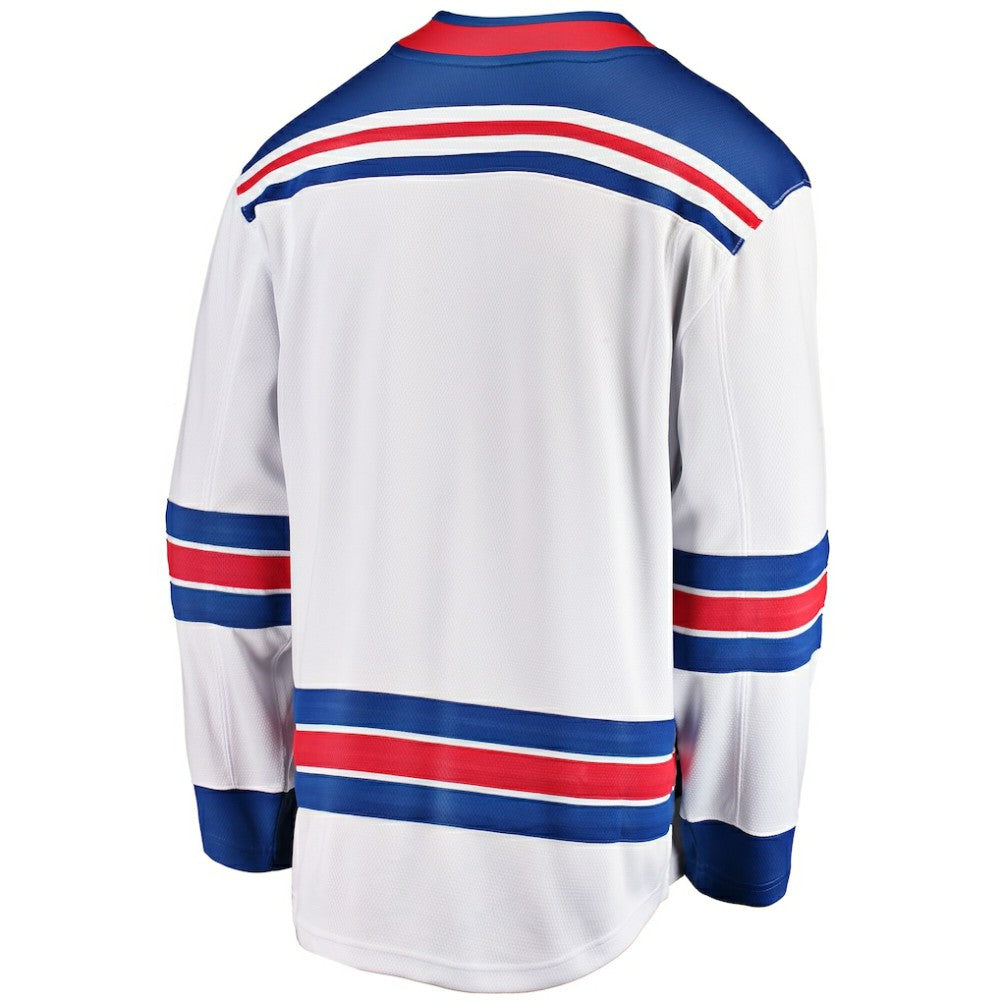 NHL White New York Rangers Fanatics Breakaway Away Jersey