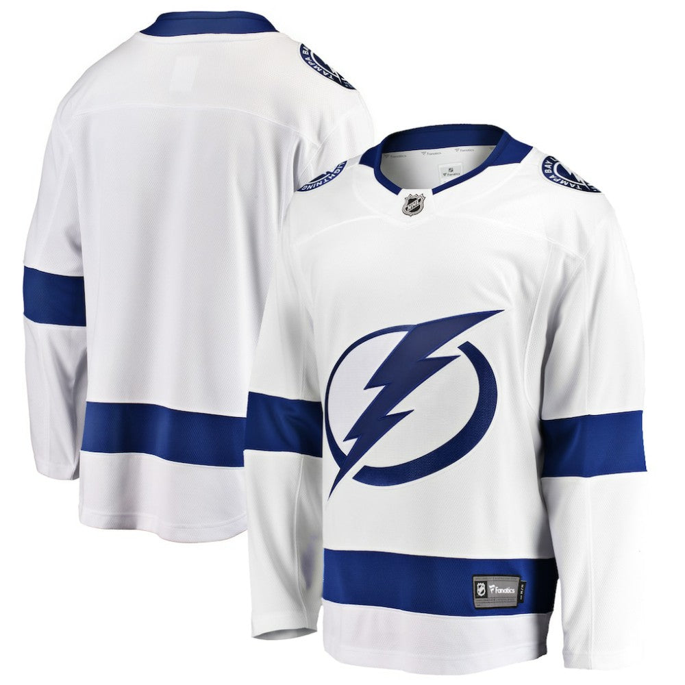 NHL White Tampa Bay Lightning Fanatics Breakaway Away Jersey