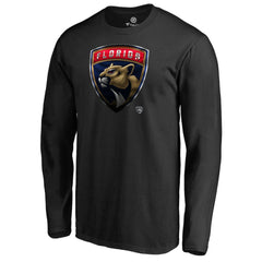 NHL Black Florida Panthers Midnight Mascot Long Sleeve T-Shirt