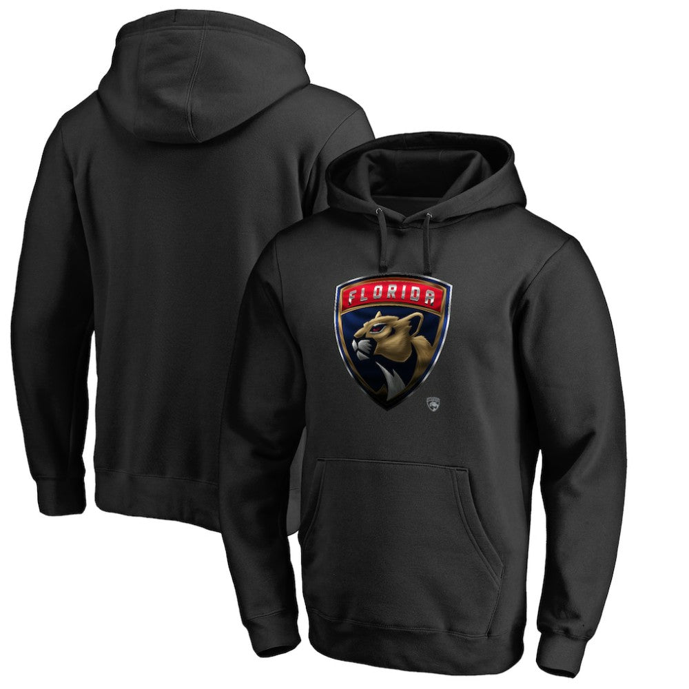 NHL Black Florida Panthers Midnight Mascot Pullover Hoodie