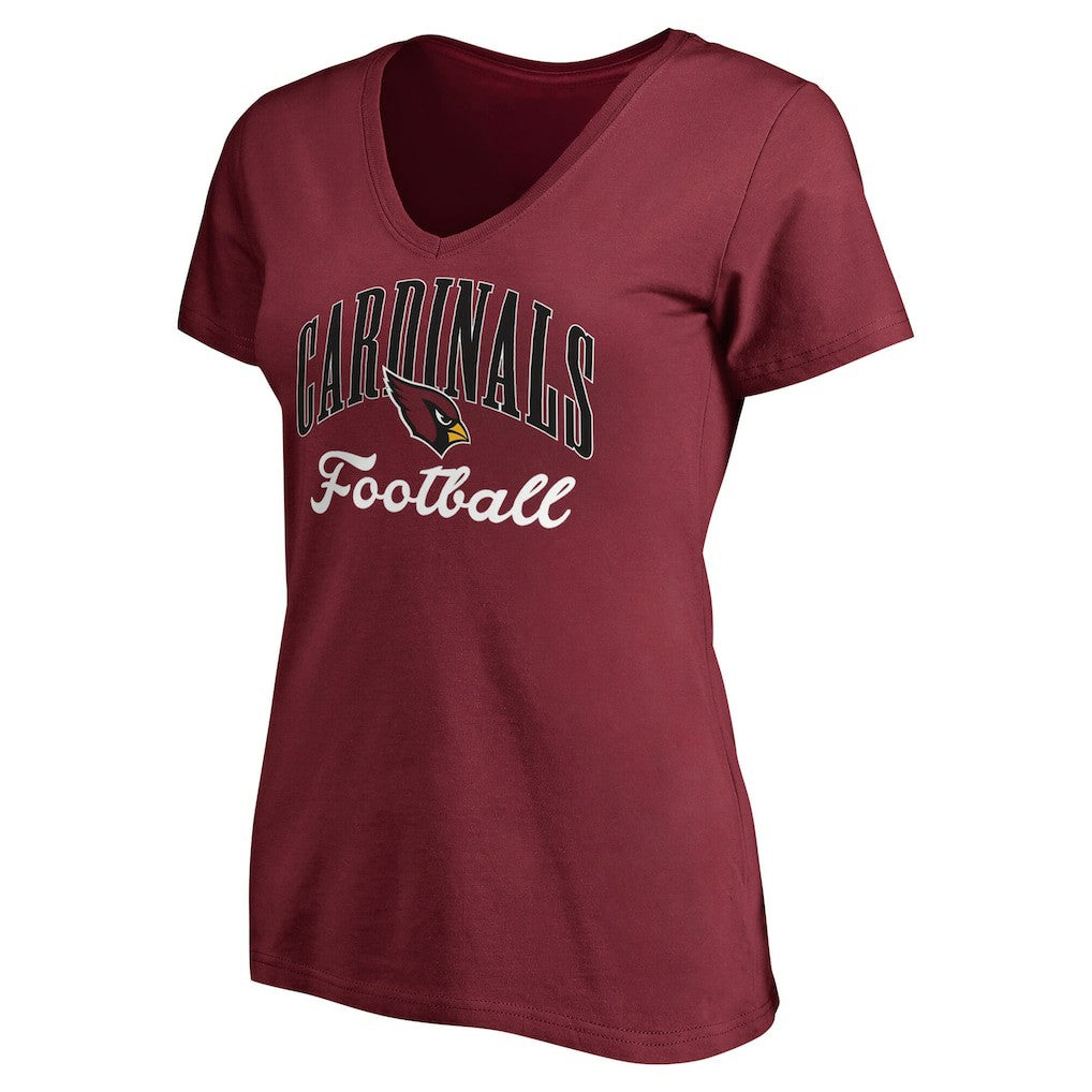 Women's Victory Script V-Neck T-Shirt - Arizona Cardinals
