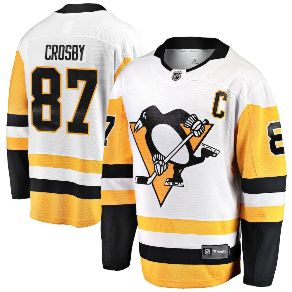 NHL White Sidney Crosby Pittsburgh Penguins Fanatics Breakaway Jersey