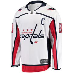 NHL White Alexander Ovechkin Washington Capitals Fanatics Breakaway Jersey