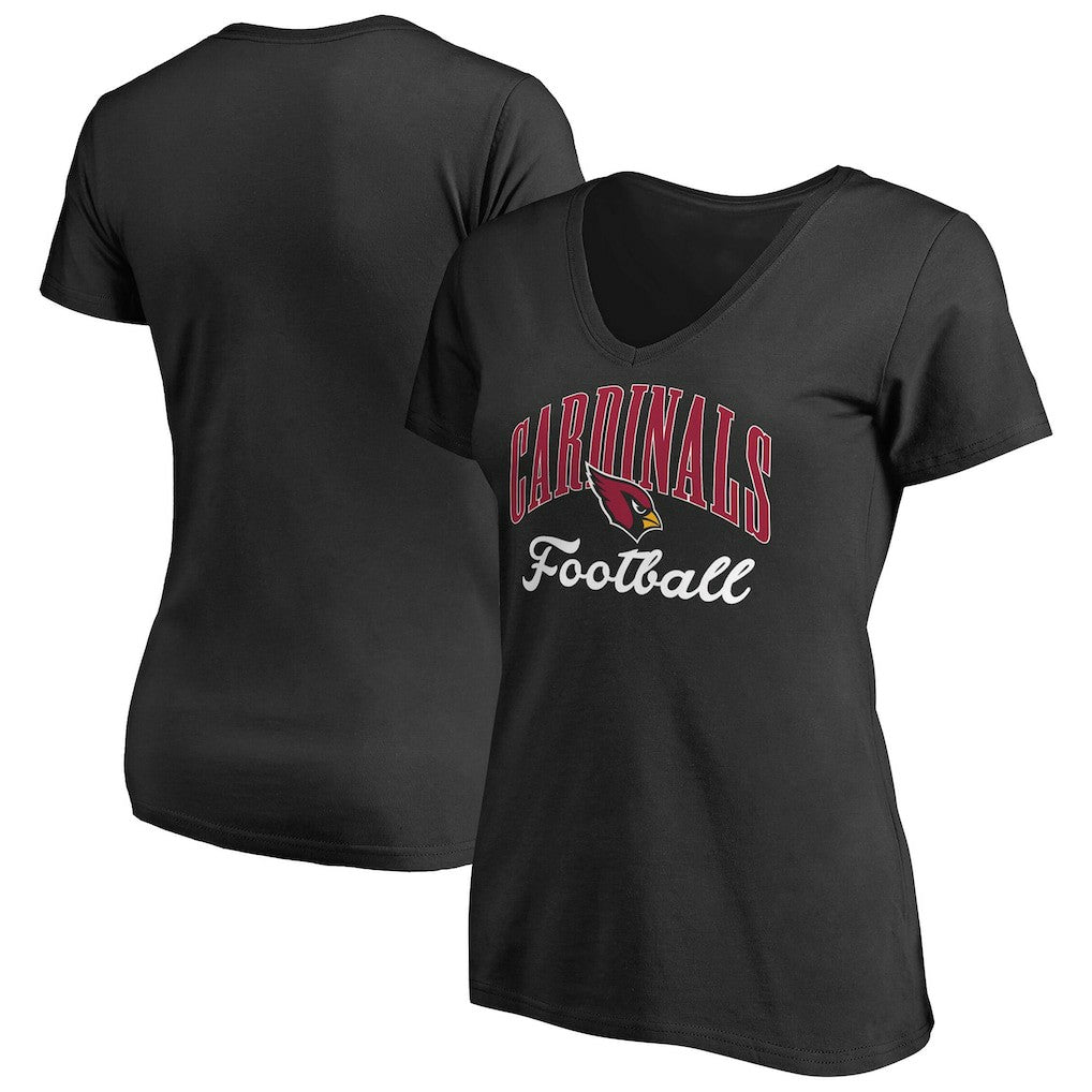 Women's Victory Script V-Neck T-Shirt - Arizona Cardinals