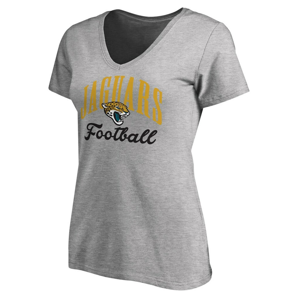 Women's Victory Script V-Neck T-Shirt - Jacksonville Jaguars