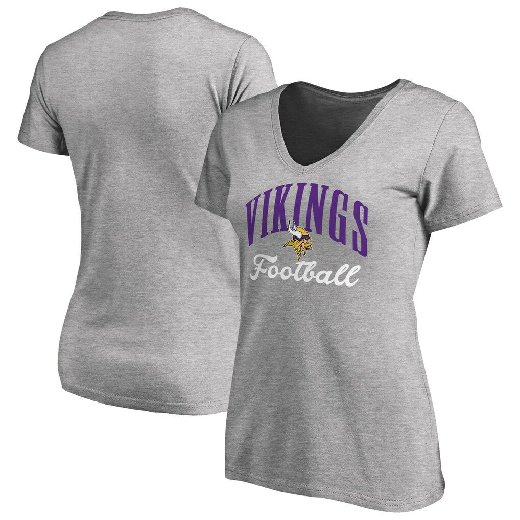Women's Victory Script V-Neck T-Shirt - Minnesota Vikings