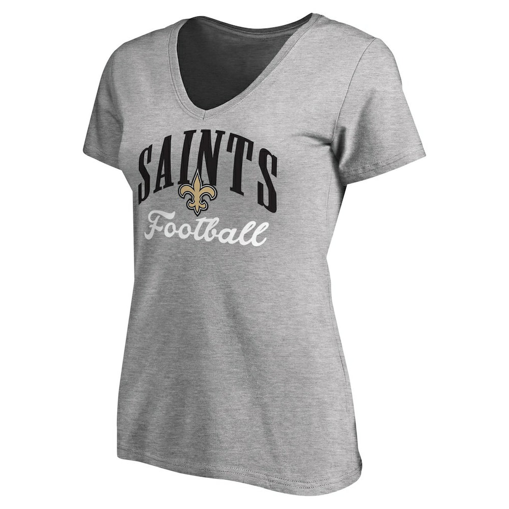 Women's Victory Script V-Neck T-Shirt - New Orleans Saints