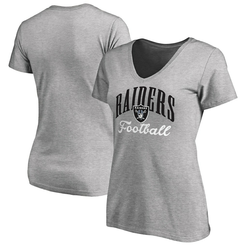 Women's Victory Script V-Neck T-Shirt - Las Vegas Raiders