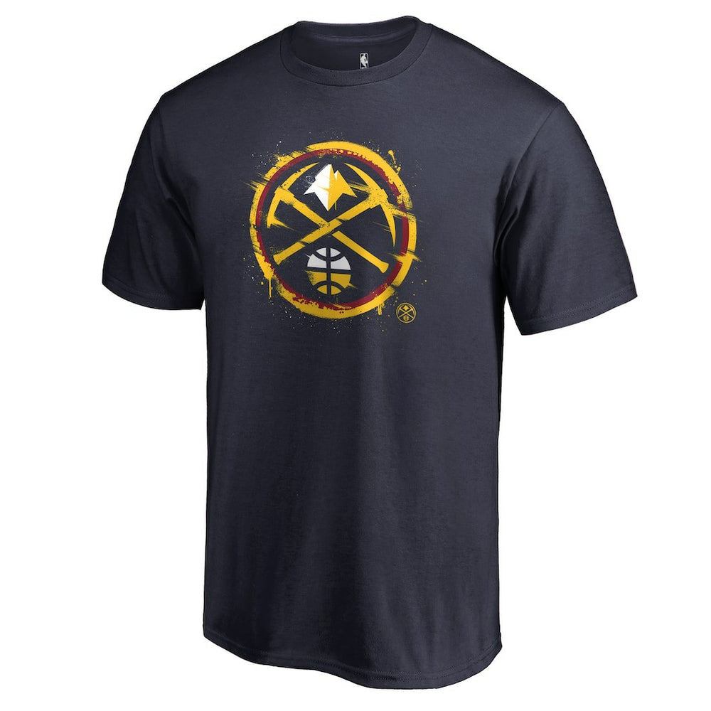 NBA Denver Nuggets Splatter Logo T-Shirt sale