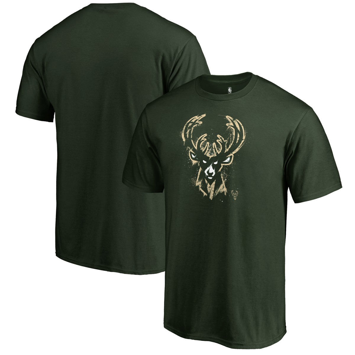 NBA Milwaukee Bucks Splatter Logo T-Shirt
