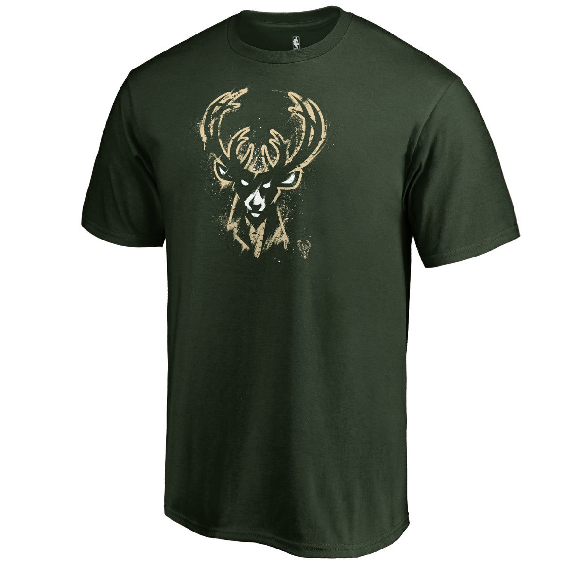NBA Milwaukee Bucks Splatter Logo T-Shirt