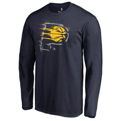 NBA Indiana Pacers Splatter Logo Long Sleeve T-Shirt