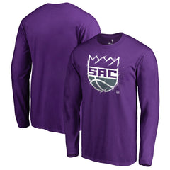 NBA Sacramento Kings Splatter Logo Long Sleeve T-Shirt