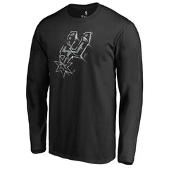 NBA San Antonio Spurs Splatter Logo Long Sleeve T-Shirt