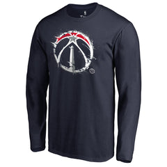 NBA Washington Wizards Splatter Logo Long Sleeve T-Shirt