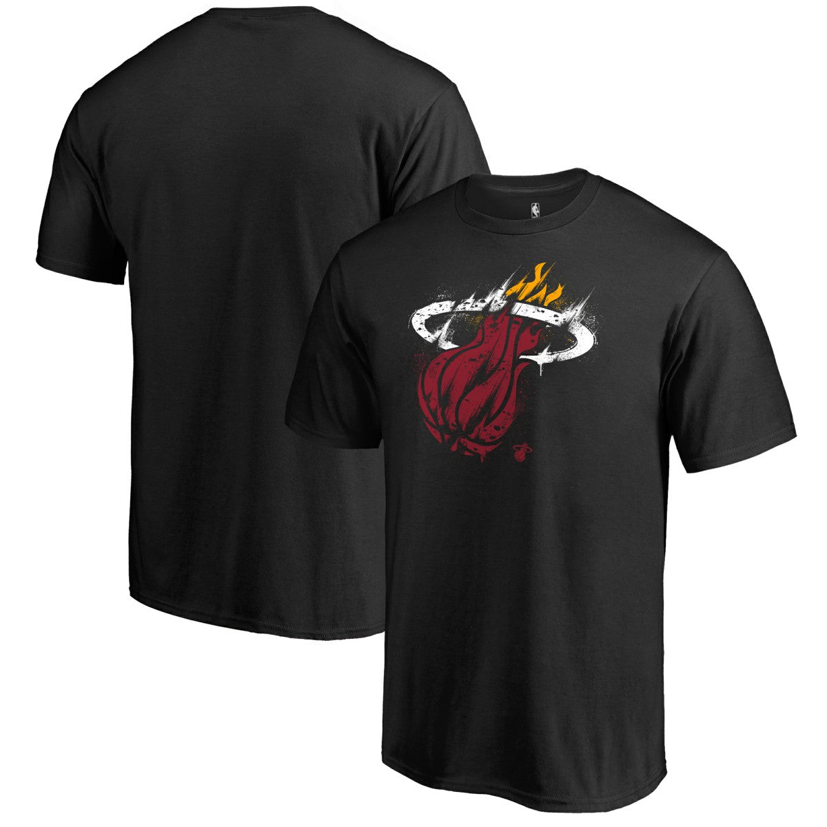 NBA Miami Heat Splatter Logo T-Shirt