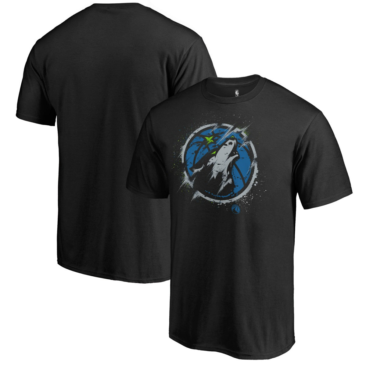NBA Minnesota Timberwolves Splatter Logo T-Shirt