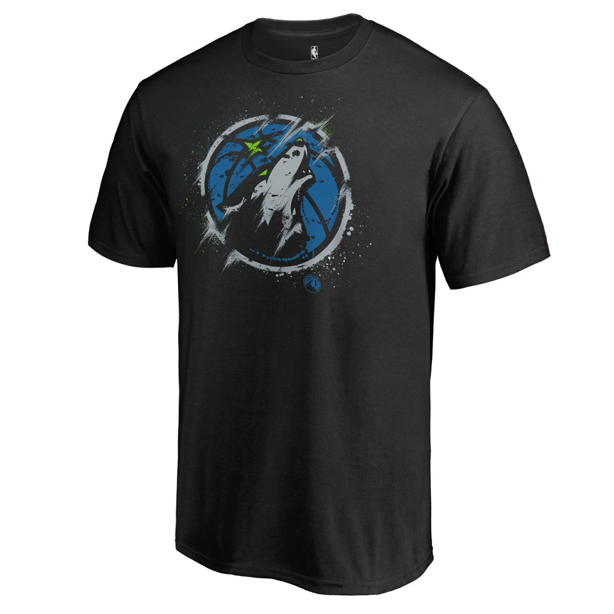 NBA Minnesota Timberwolves Splatter Logo T-Shirt