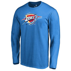 NBA Oklahoma City Thunder Splatter Logo Long Sleeve T-Shirt