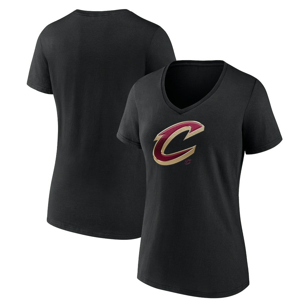 NBA Cleveland Cavaliers Women's Midnight Mascot V-Neck T-Shirt sale