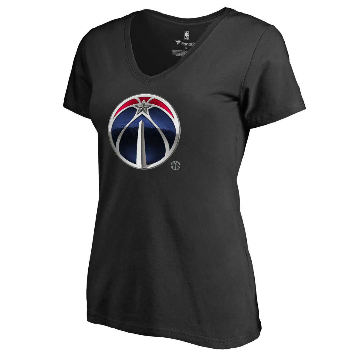 NBA Washington Wizards Women's Midnight Mascot V-Neck T-Shirt