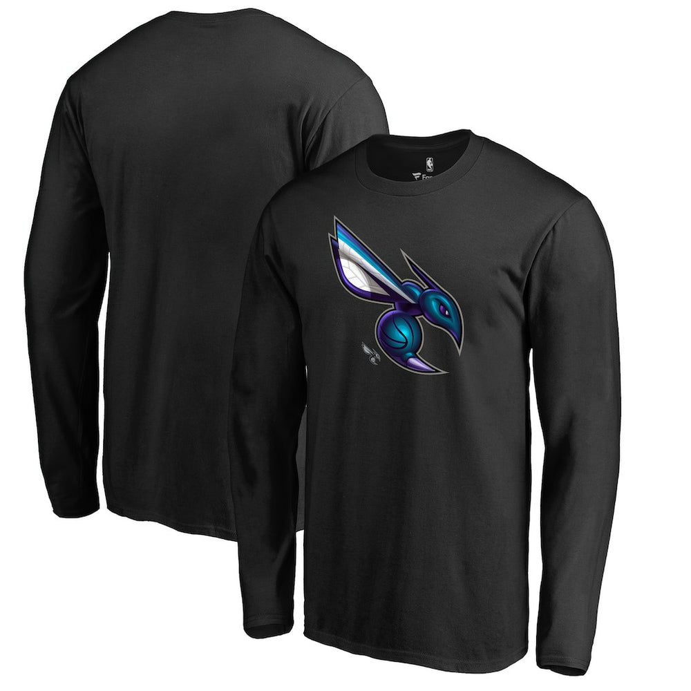 NBA Charlotte Hornets Midnight Mascot Long Sleeve T-Shirt
