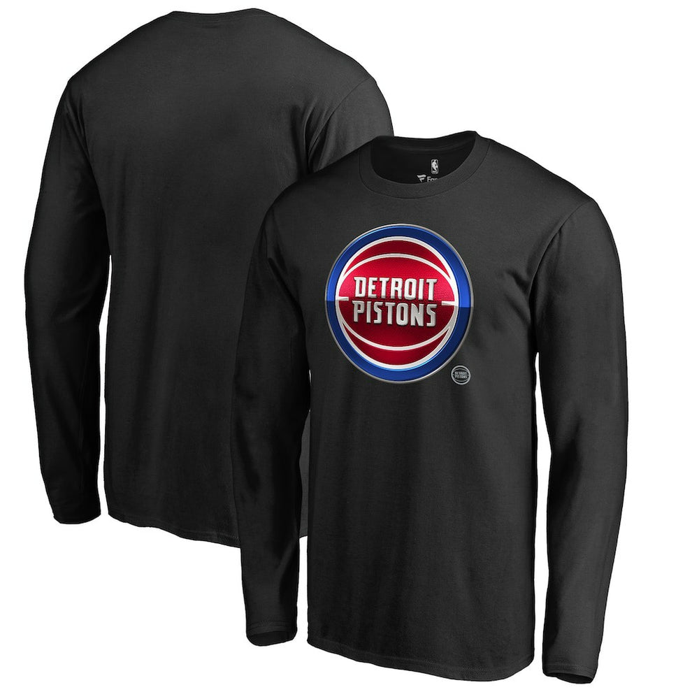NBA Detroit Pistons Midnight Mascot Long Sleeve T-Shirt sale