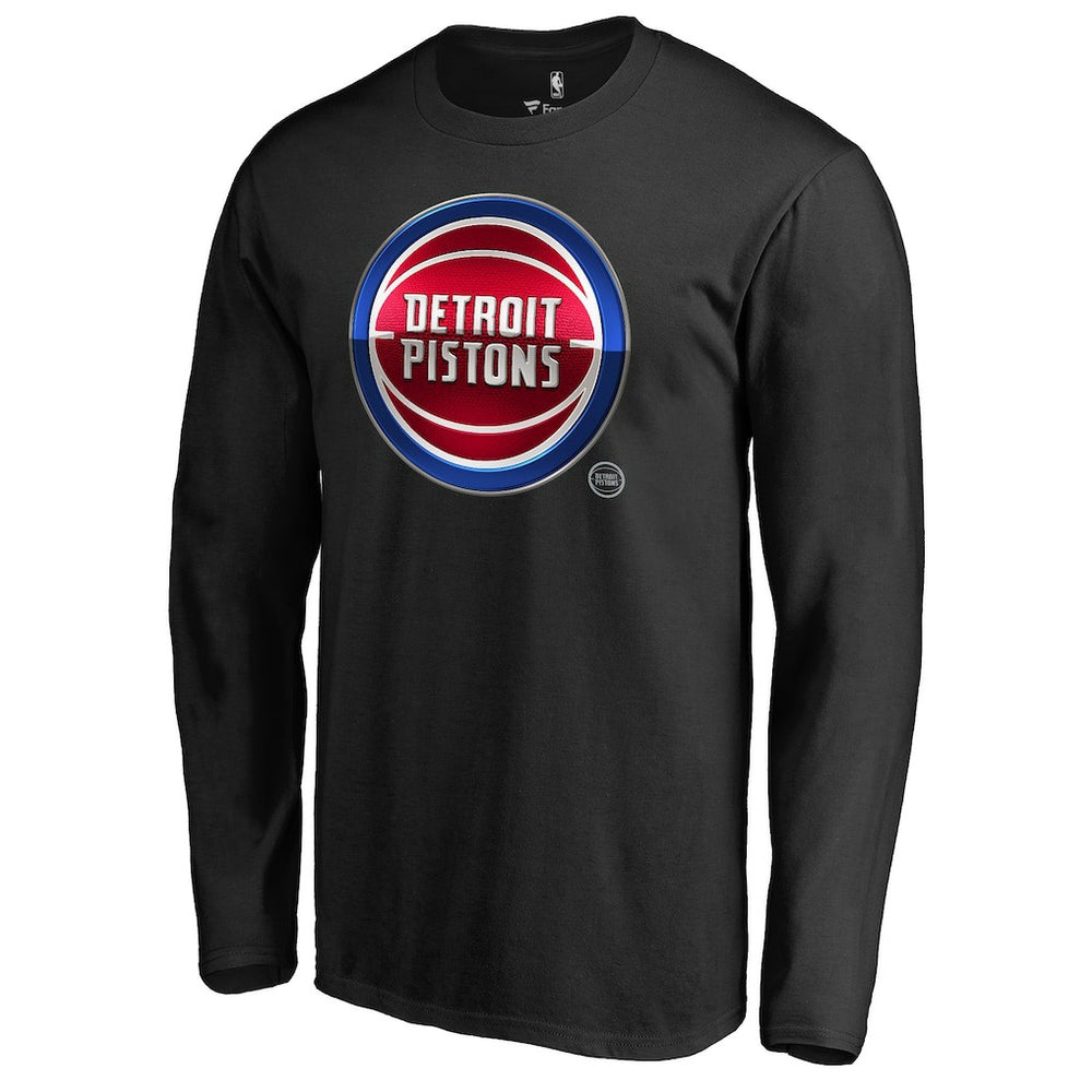 NBA Detroit Pistons Midnight Mascot Long Sleeve T-Shirt sale