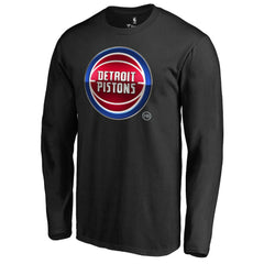 NBA Detroit Pistons Midnight Mascot Long Sleeve T-Shirt sale