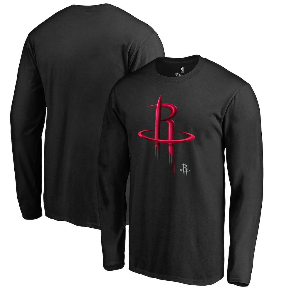 NBA Houston Rockets Midnight Mascot Long Sleeve T-Shirt