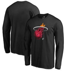 NBA Miami Heat Midnight Mascot Long Sleeve T-Shirt