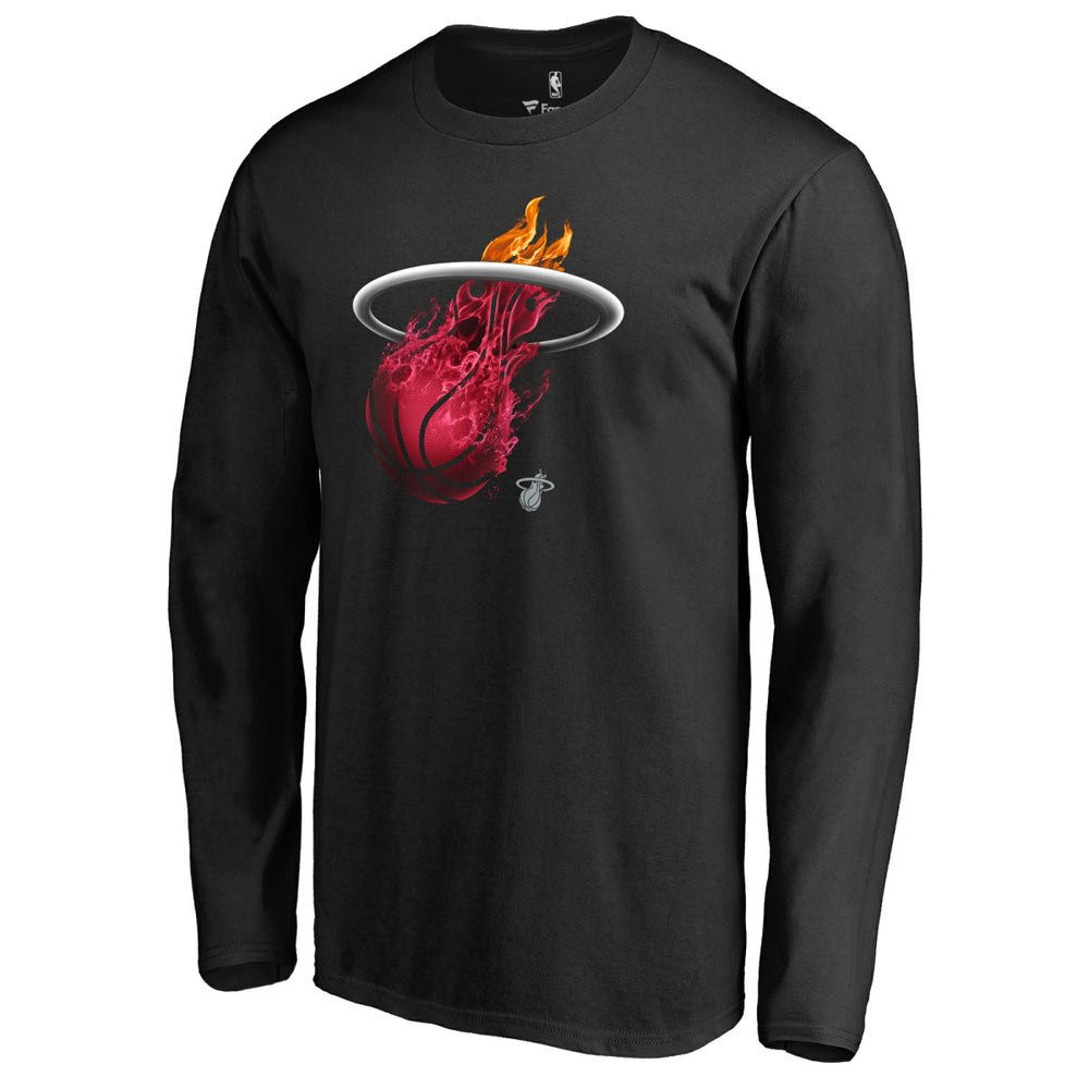 NBA Miami Heat Midnight Mascot Long Sleeve T-Shirt