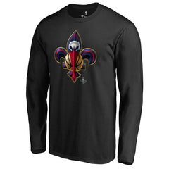 NBA New Orleans Pelicans Midnight Mascot Long Sleeve T-Shirt